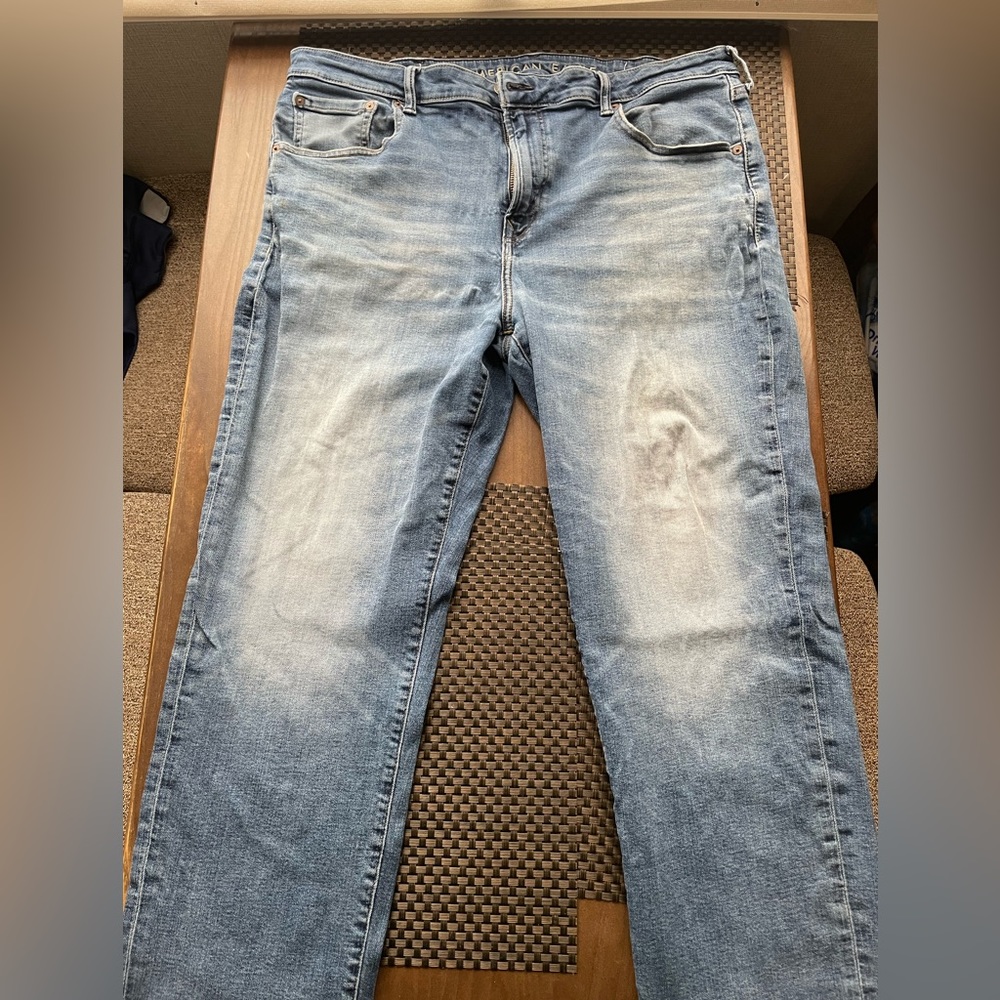 American Eagle Original Straight Airflex+ jeans men’s size 40x32 used